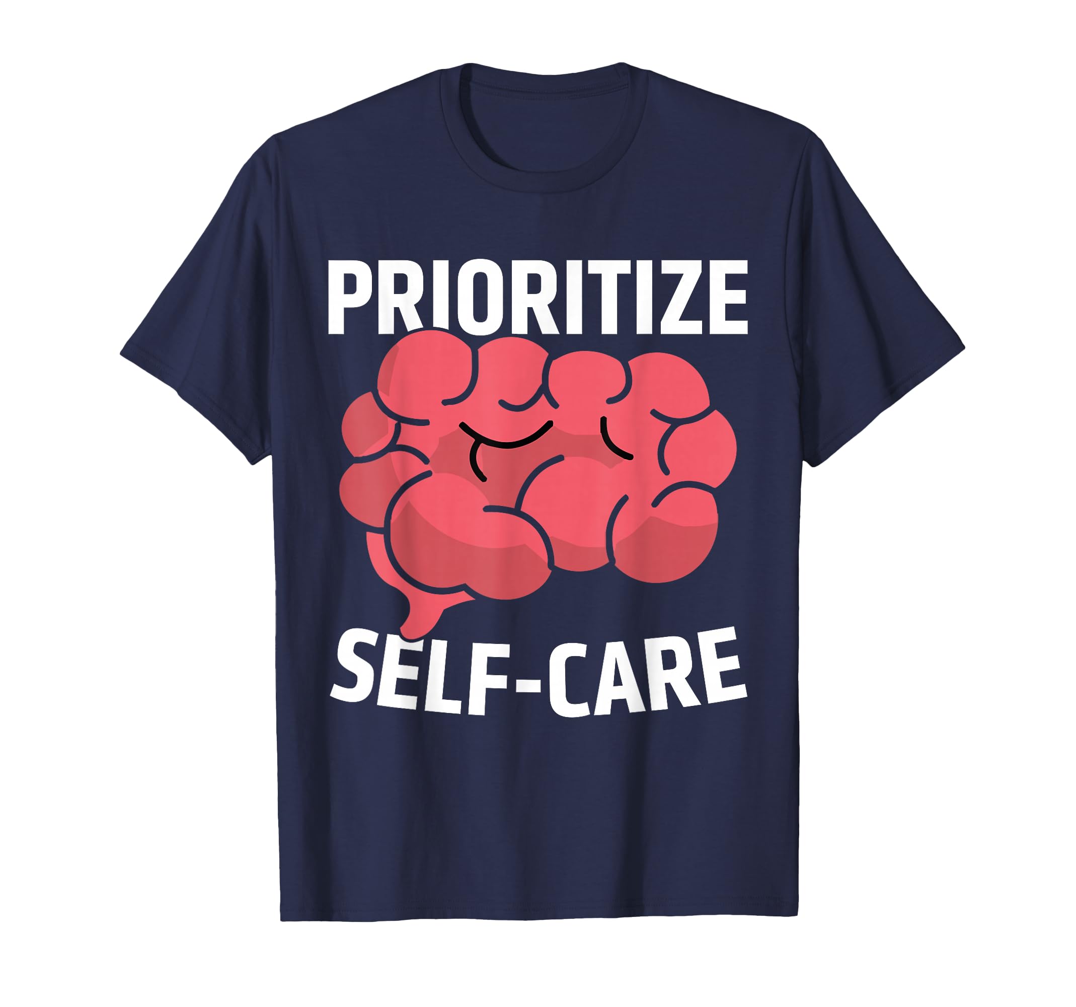 Prioritize Self Care Brain T-Shirt - Trendy Graphic for Adults - T-Shirt, Sweatshirt, Hoodie