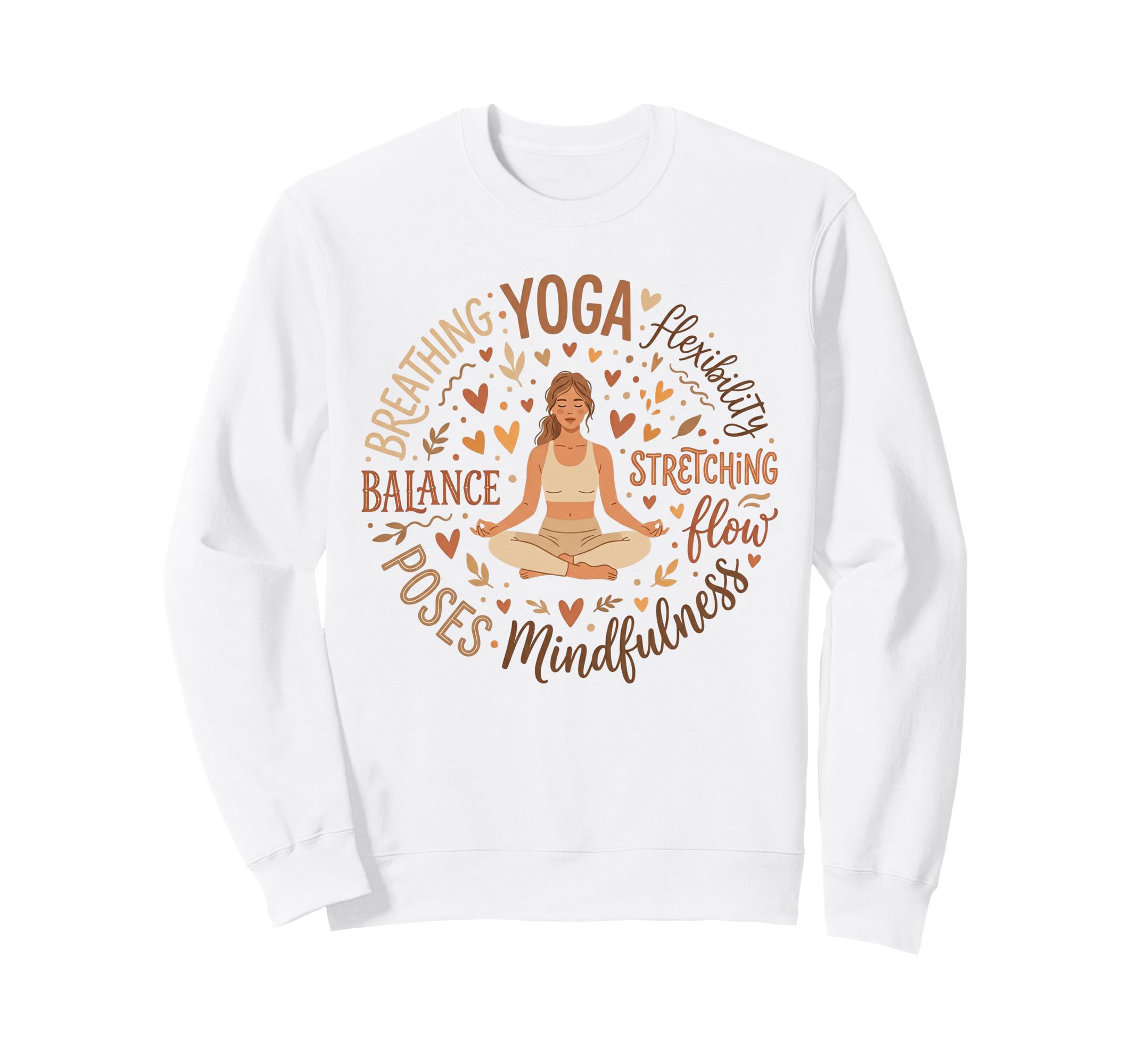 Meditation Affirmation Typography Sweatshirt - Streetwear Style Unisex - T-Shirt, Sweatshirt, Hoodie
