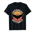 Moth Mann Cryptid Mothman Anti Social T-Shirt - Streetwear Style Unisex - T-Shirt, Sweatshirt, Hoodie
