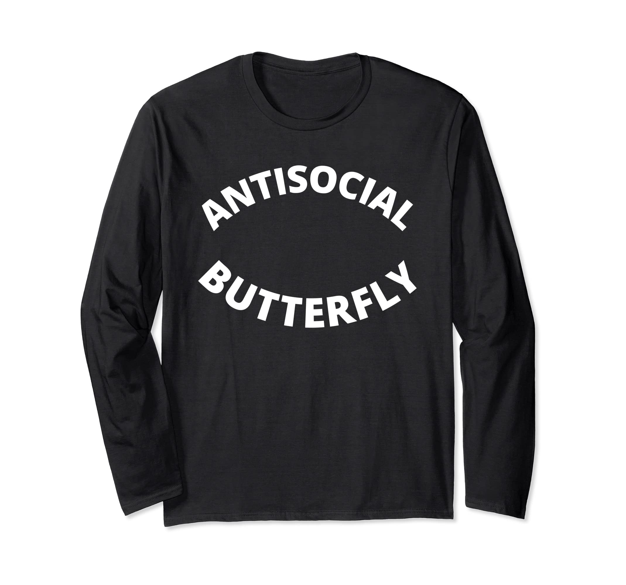 Antisocial Butterfly T-Shirt - Minimalist Print for Adults - T-Shirt, Sweatshirt, Hoodie