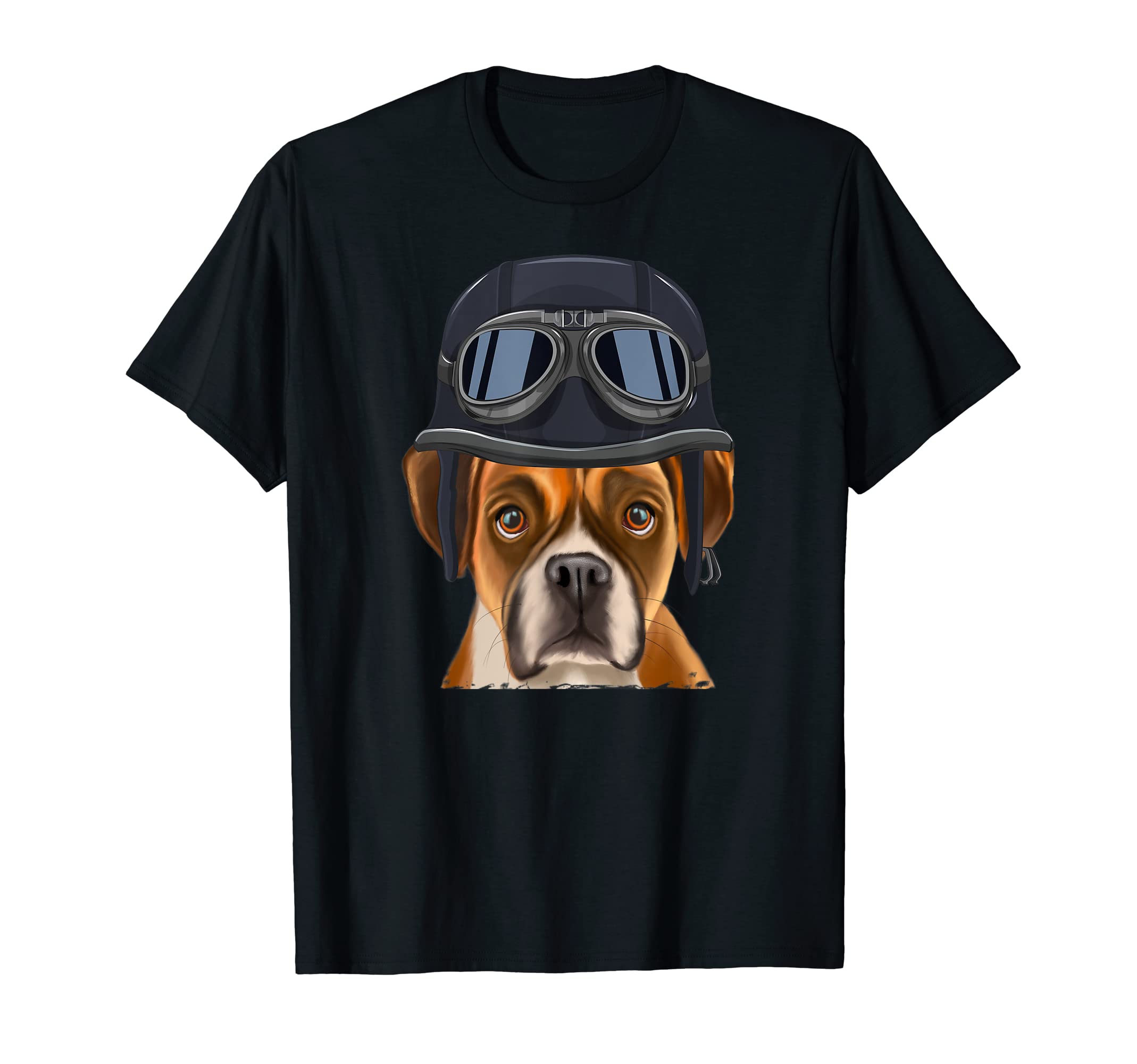 Funny Motorcycle Helmet Boxer T-Shirt - Casual Everyday Wear Men Women - T-Shirt, Sweatshirt, Hoodie