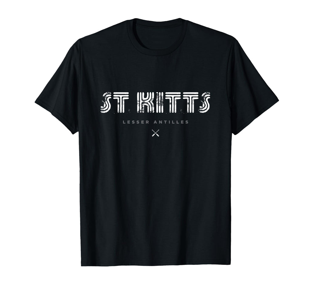 St Kitts 70S 80S Type T-Shirt - Unique Graphic for Adults - T-Shirt, Sweatshirt, Hoodie