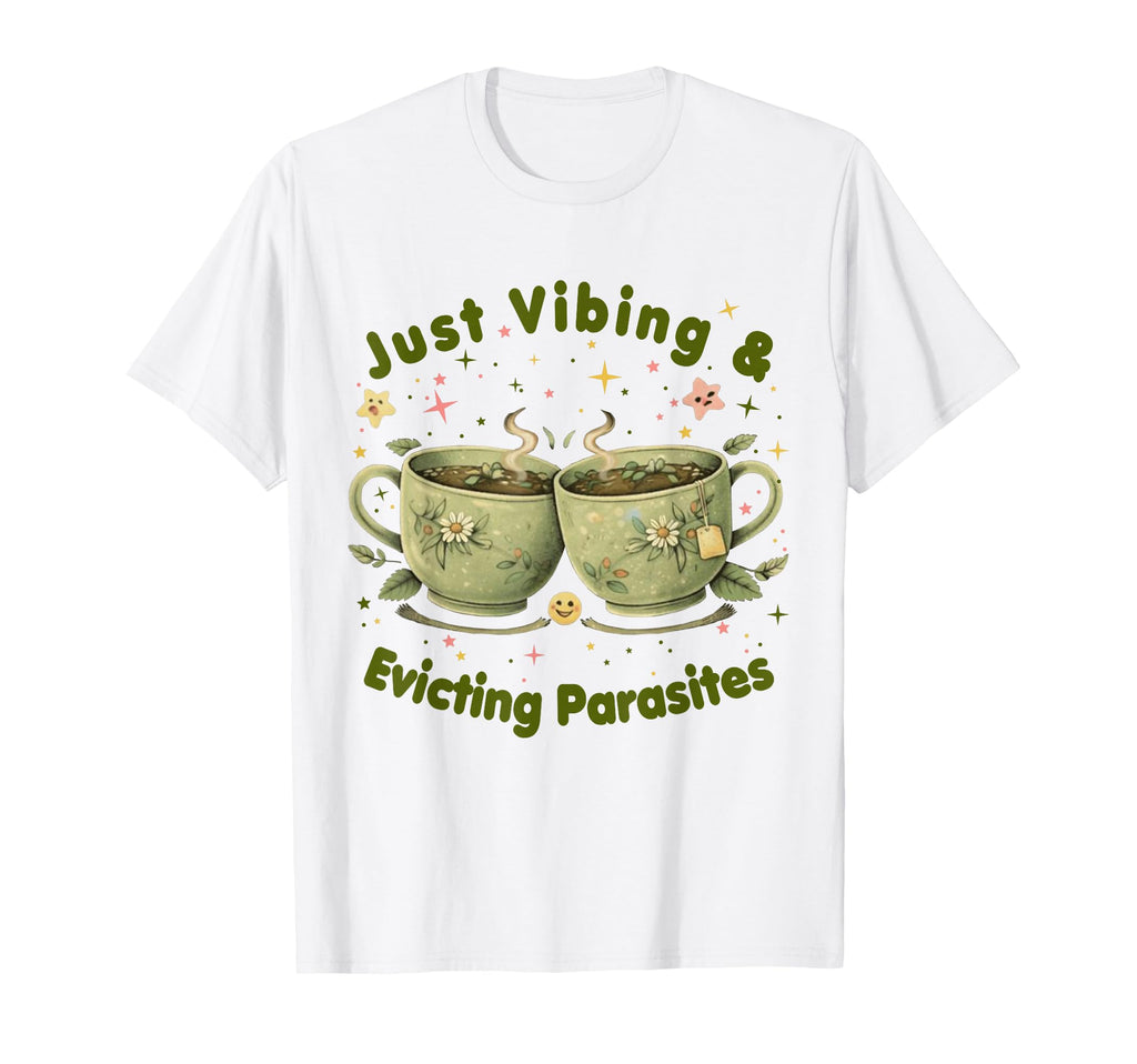 Funny Wellness Vibes Aesthetic Tea T-Shirt - Novelty Apparel Men Women - T-Shirt, Sweatshirt, Hoodie