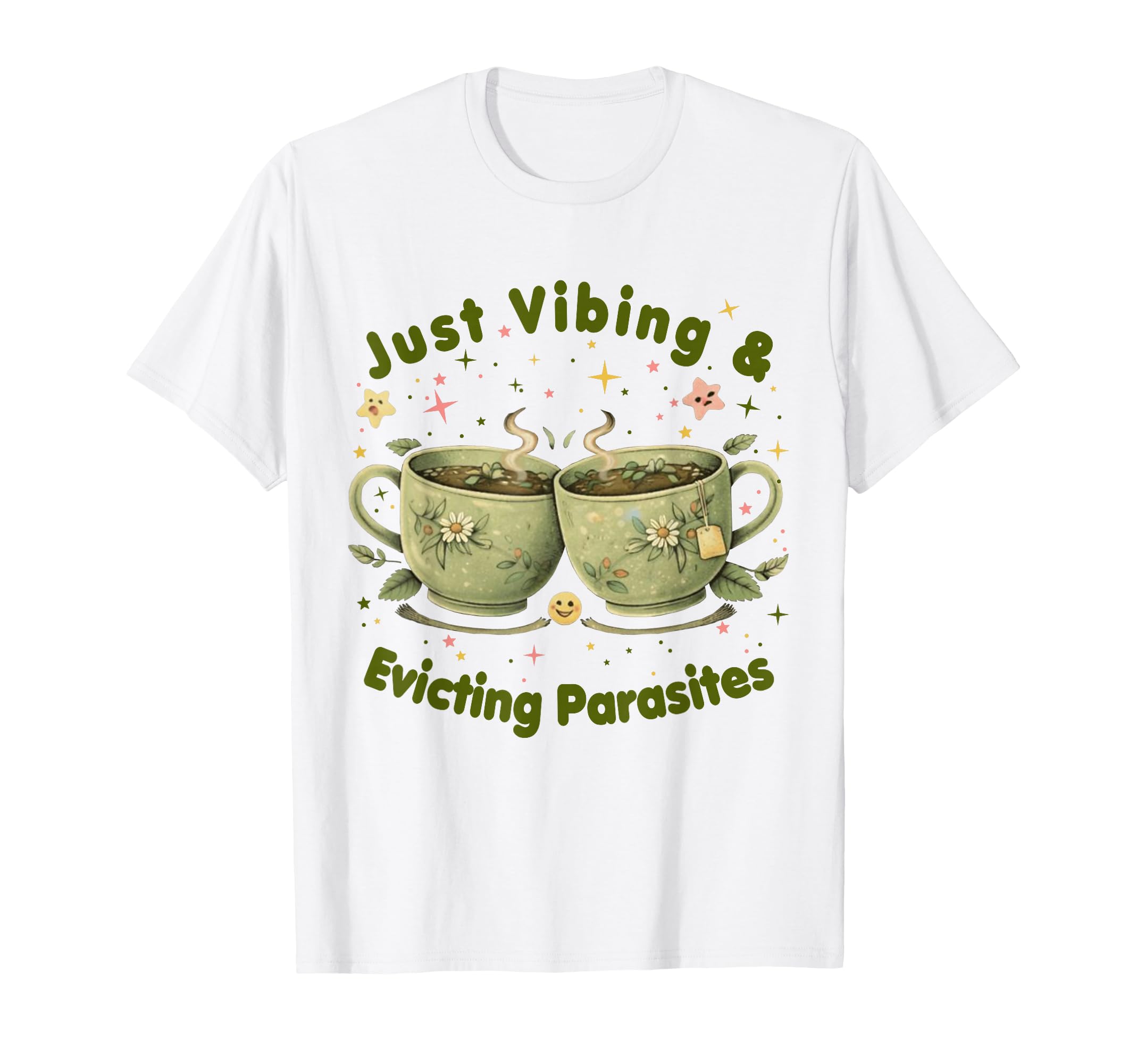 Funny Wellness Vibes Aesthetic Tea T-Shirt - Novelty Apparel Men Women - T-Shirt, Sweatshirt, Hoodie