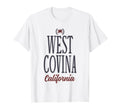 West Covina California Fl Beach Surf T-Shirt - Minimalist Print for Adults - T-Shirt, Sweatshirt, Hoodie