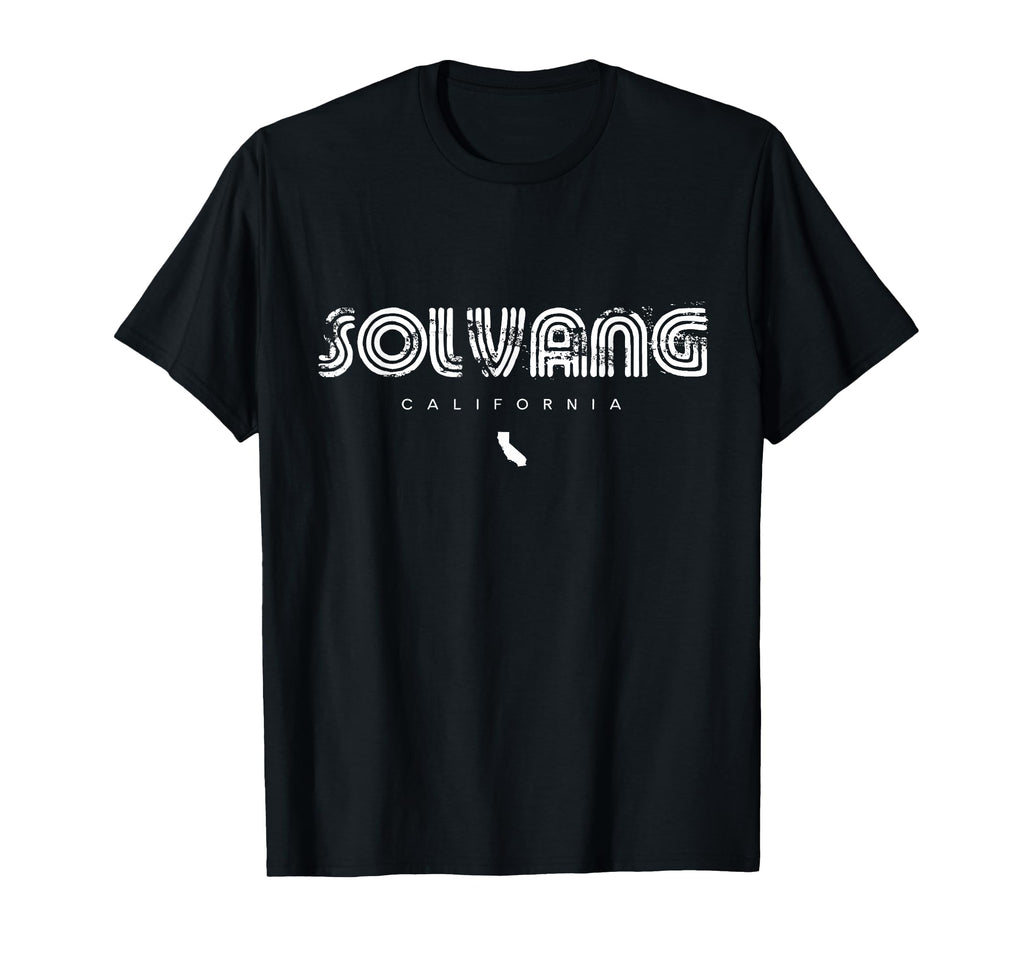 Solvang California Ca 70S 80S Type T-Shirt - Custom Art Print Men Women - T-Shirt, Sweatshirt, Hoodie