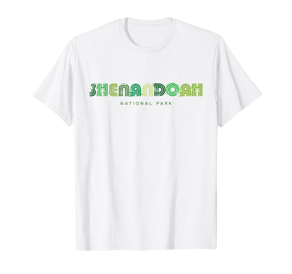 Shenandoah National Park 70S 80S Type T-Shirt - Trendy Graphic Men Women - T-Shirt, Sweatshirt, Hoodie