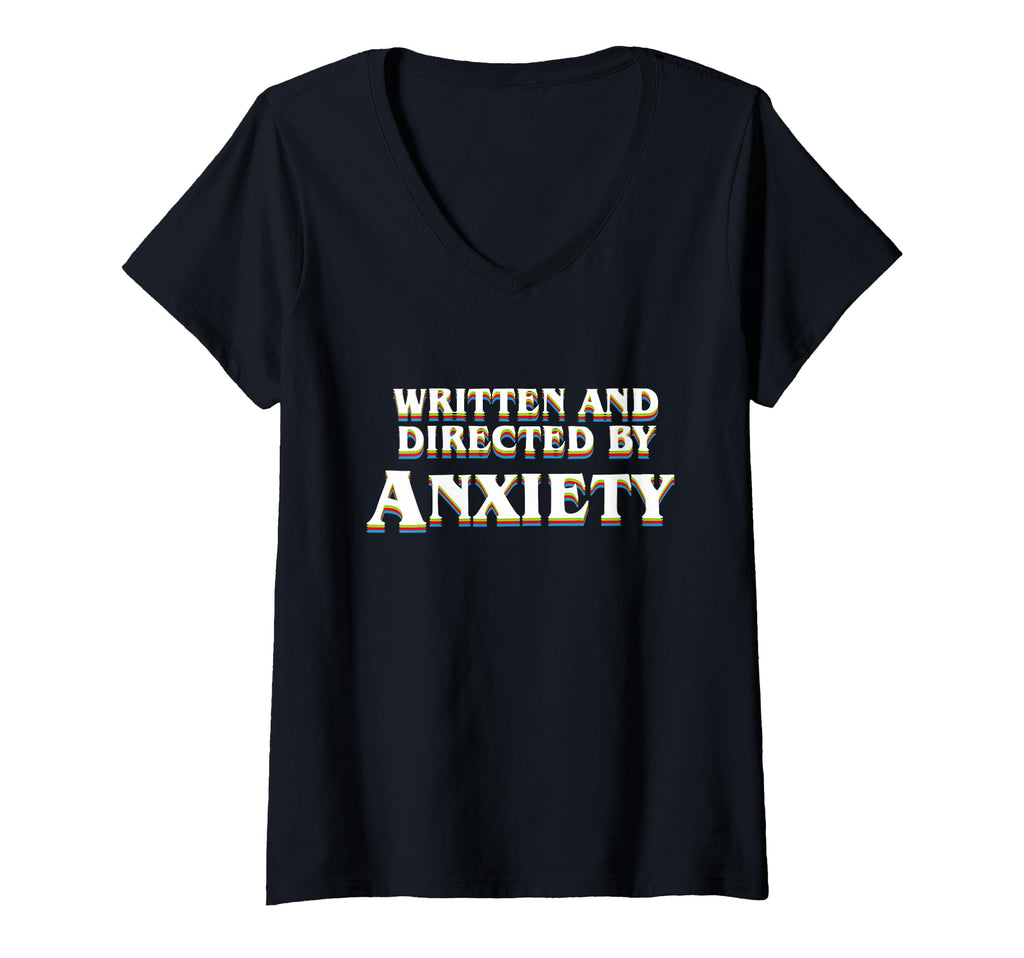 Womens Anxiety Overthinker Written And T-Shirt - Novelty Apparel Unisex - T-Shirt, Sweatshirt, Hoodie