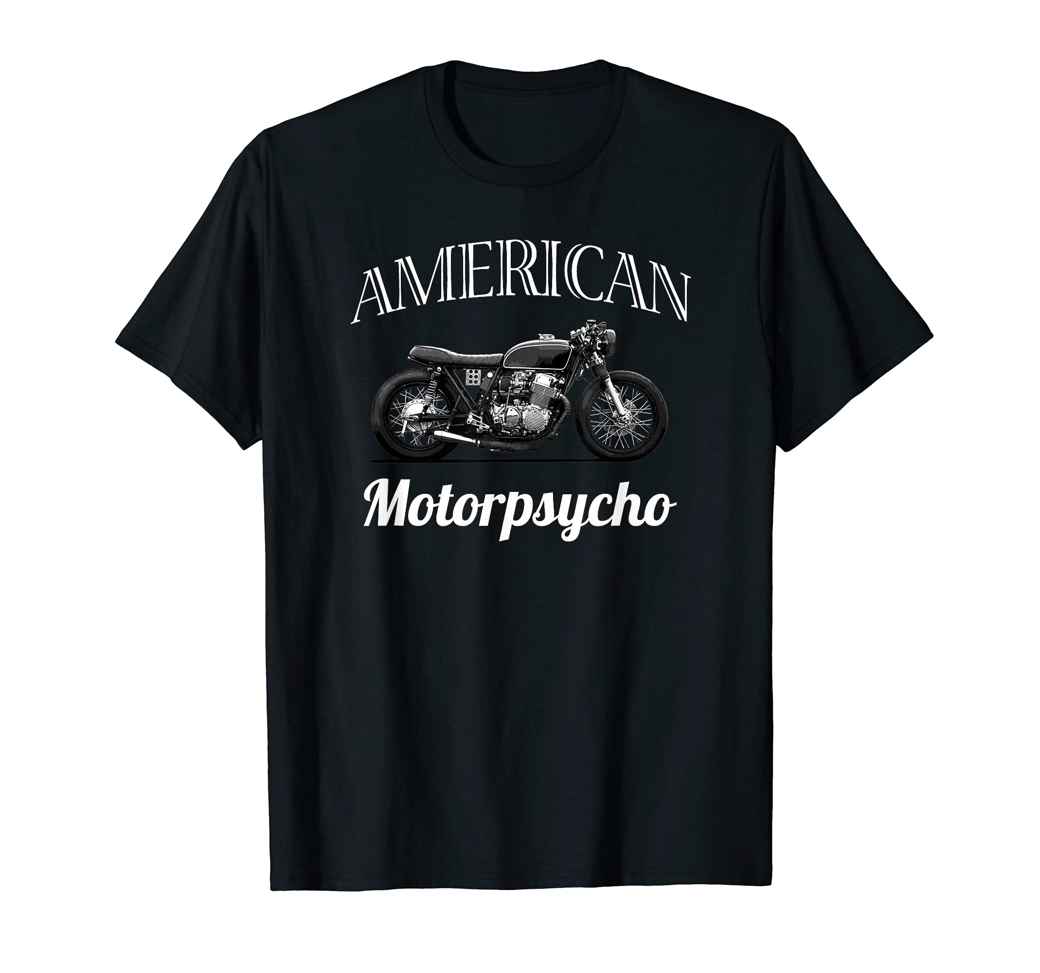 American Motorcycle Cafe Racer Gift T-Shirt - Fun Novelty Design Men Women - T-Shirt, Sweatshirt, Hoodie