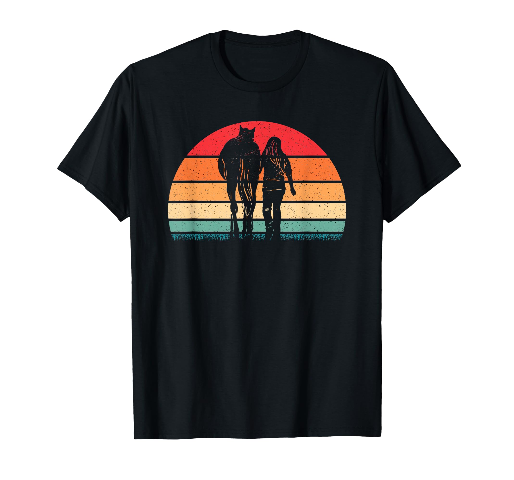 Horse Horseback Riding Western T-Shirt - Aesthetic Graphic Men Women - T-Shirt, Sweatshirt, Hoodie