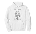 Roller Skate Patent Blueprint Roller Hoodie - Custom Art Print for Adults - T-Shirt, Sweatshirt, Hoodie