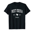 West Odessa Texas Tx Athletic Sports T-Shirt - Minimalist Print Men Women - T-Shirt, Sweatshirt, Hoodie
