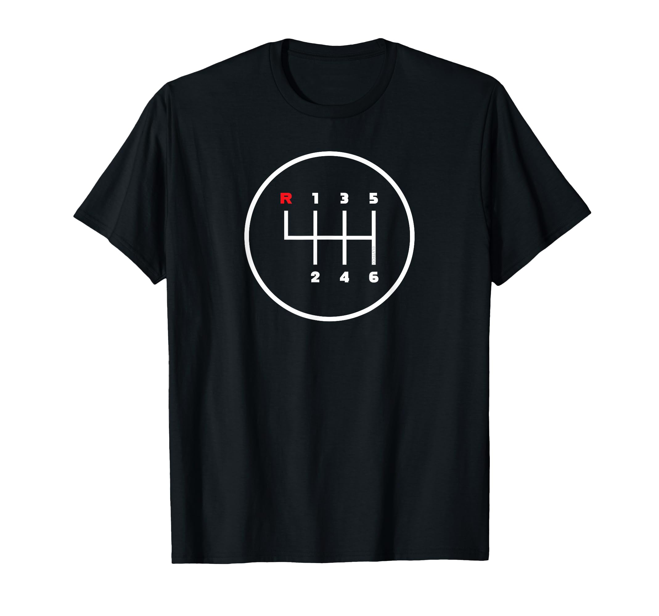Car Manual Gear Shifter Knob Pattern 6 T-Shirt - Trendy Graphic Unisex - T-Shirt, Sweatshirt, Hoodie