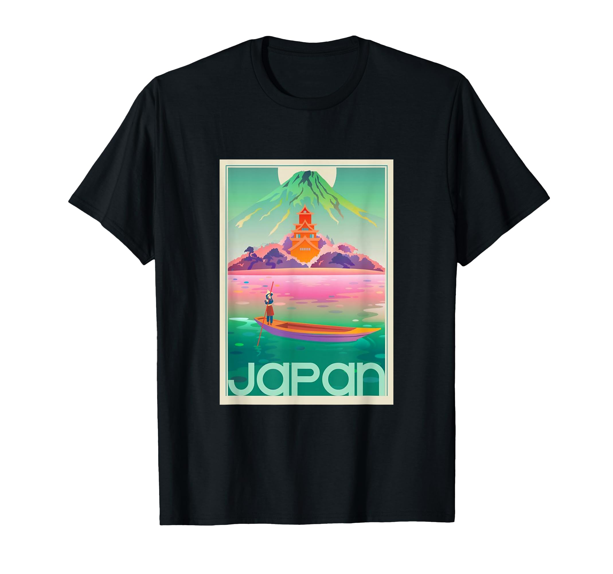 Japan Postcard T-Shirt - Custom Art Print Unisex - T-Shirt, Sweatshirt, Hoodie