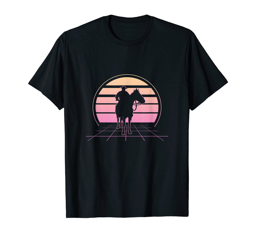 Cowboy Cowgirl Rodeo Horseback T-Shirt - Aesthetic Graphic Men Women - T-Shirt, Sweatshirt, Hoodie