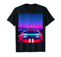 Vaporwave Aesthetic Car Highway T-Shirt - Custom Art Print Unisex - T-Shirt, Sweatshirt, Hoodie