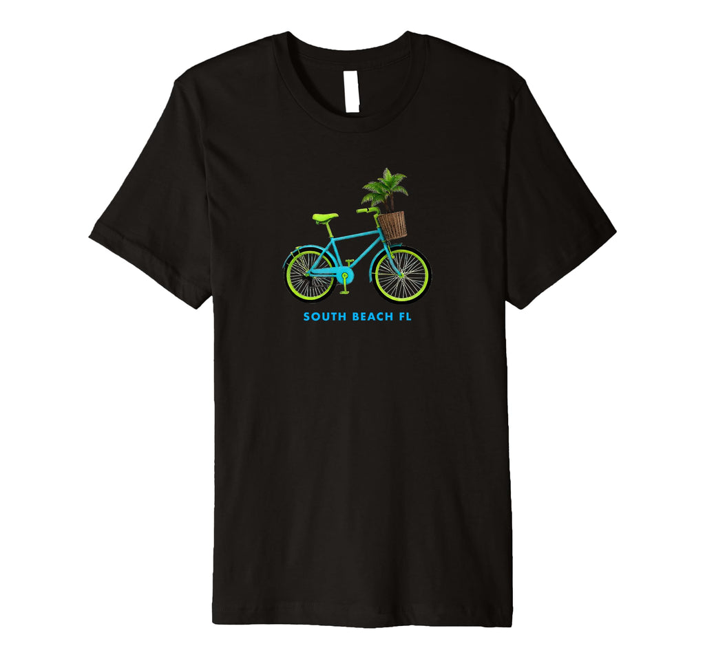 South Beach Bicycle Groovy 80S Vibe T-Shirt - Unique Graphic Men Women - T-Shirt, Sweatshirt, Hoodie