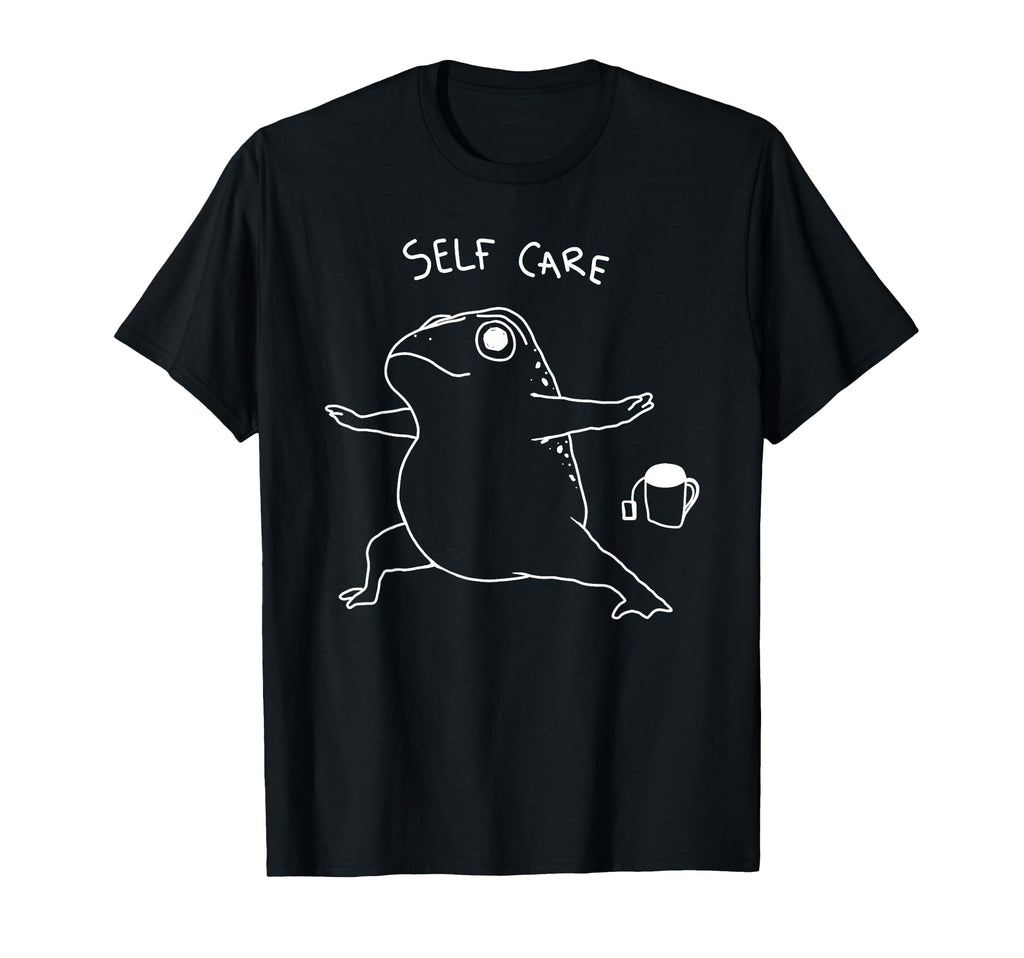 Funny Yoga Self Care Frog Meme T-Shirt - Casual Everyday Wear for Adults - T-Shirt, Sweatshirt, Hoodie