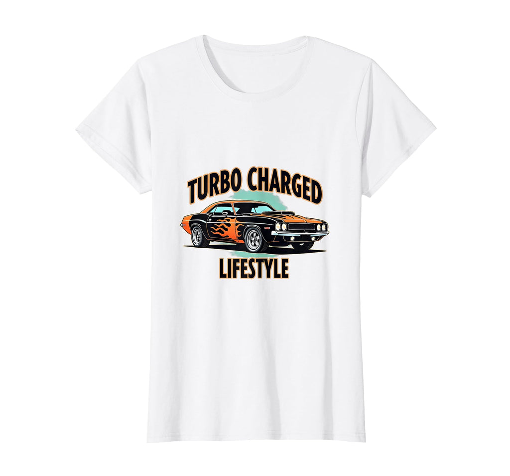 Turbo Charged Lifestyle Car T-Shirt - Aesthetic Graphic for Adults - T-Shirt, Sweatshirt, Hoodie