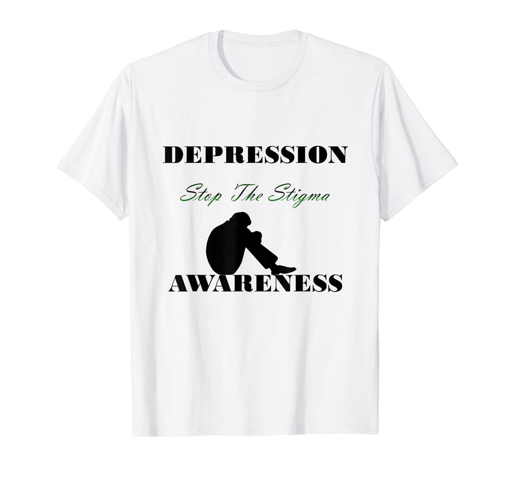 Depression Awareness Stop Stigma Mental T-Shirt - Trendy Graphic Unisex - T-Shirt, Sweatshirt, Hoodie
