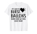 Balloons Burst Depression Mental T-Shirt - Unique Graphic for Adults - T-Shirt, Sweatshirt, Hoodie