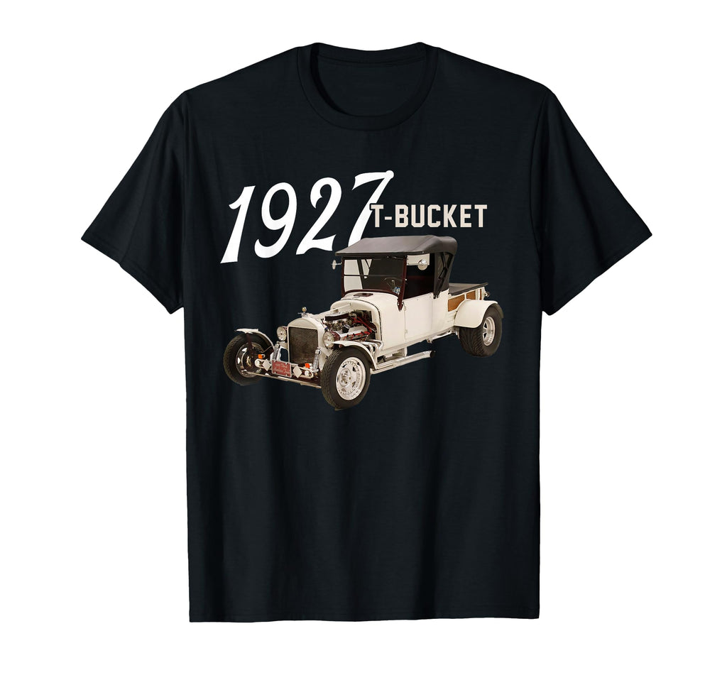 1927 27 T Bucket Blown Hot Rod Car T-Shirt - Fun Novelty Design Men Women - T-Shirt, Sweatshirt, Hoodie