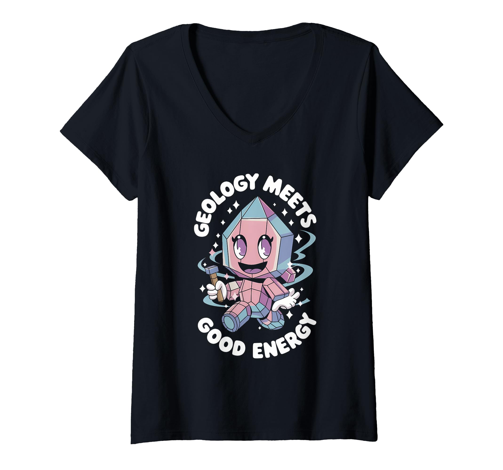 Womens Healing Stone Crystals Energy T-Shirt - Streetwear Style Unisex - T-Shirt, Sweatshirt, Hoodie