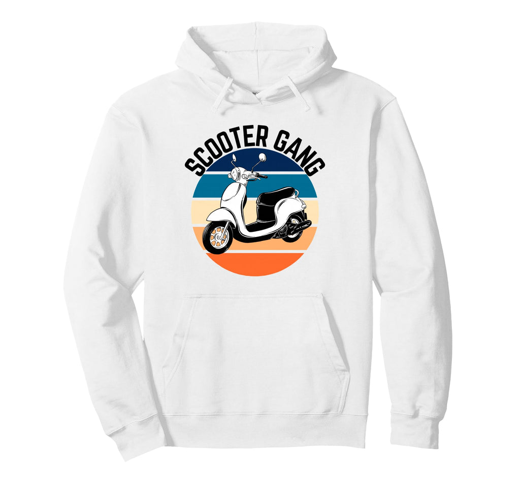 Scooter Gang Moped Motorcycle Gear 2 Hoodie - Casual Everyday Wear Unisex - T-Shirt, Sweatshirt, Hoodie