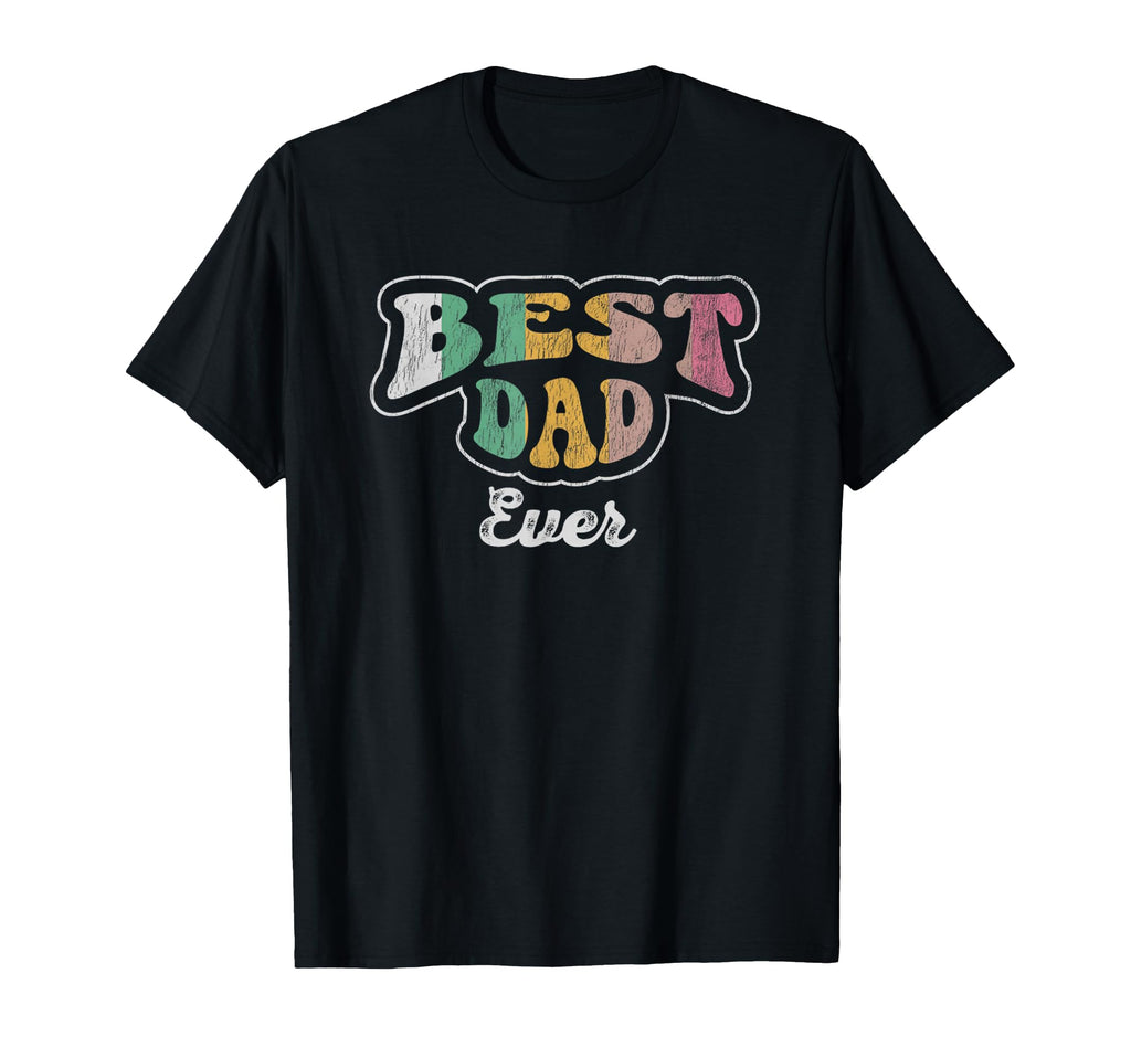 Best Dad Ever Typography T-Shirt - Minimalist Print for Adults - T-Shirt, Sweatshirt, Hoodie