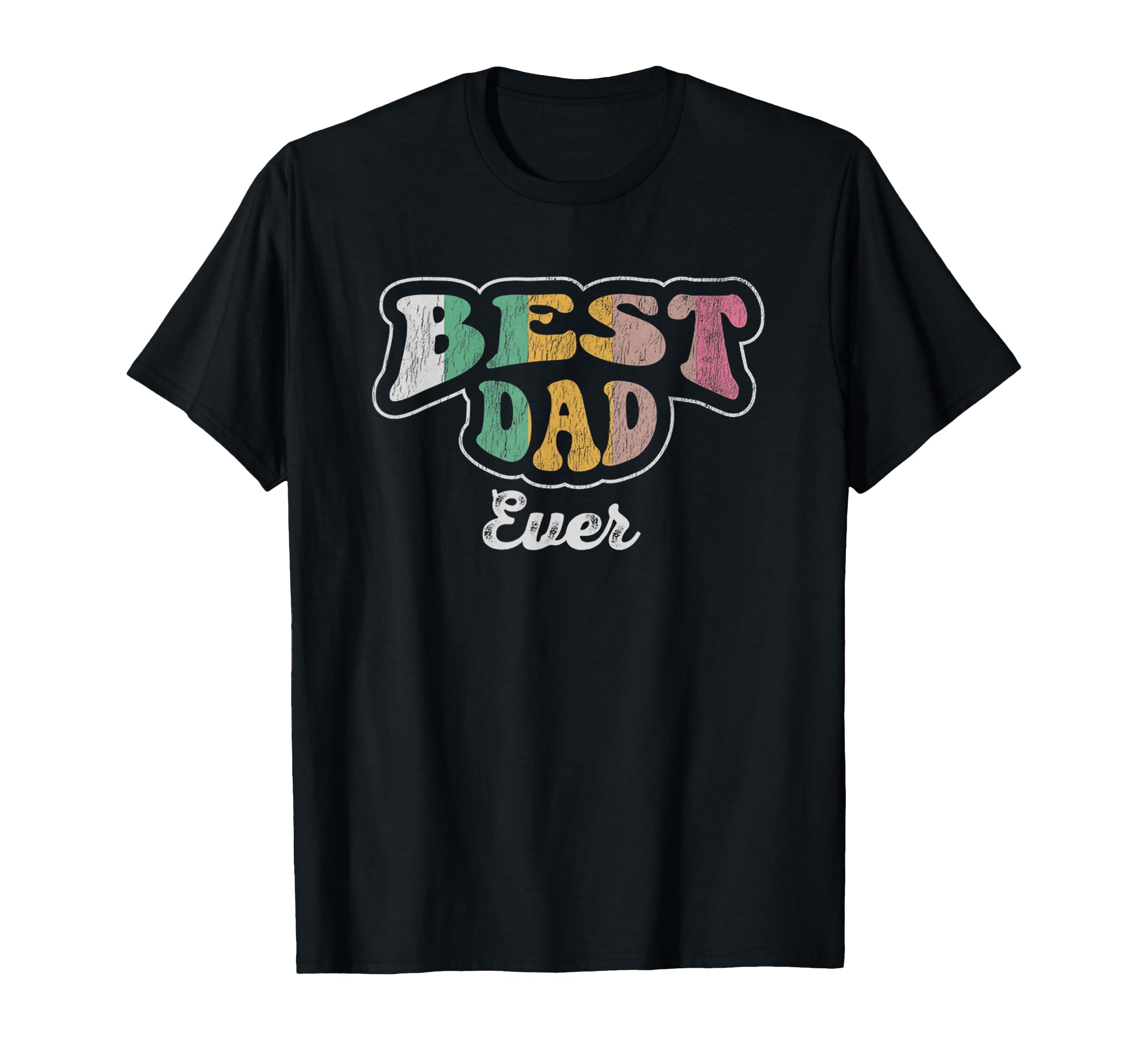 Best Dad Ever Typography T-Shirt - Minimalist Print for Adults - T-Shirt, Sweatshirt, Hoodie