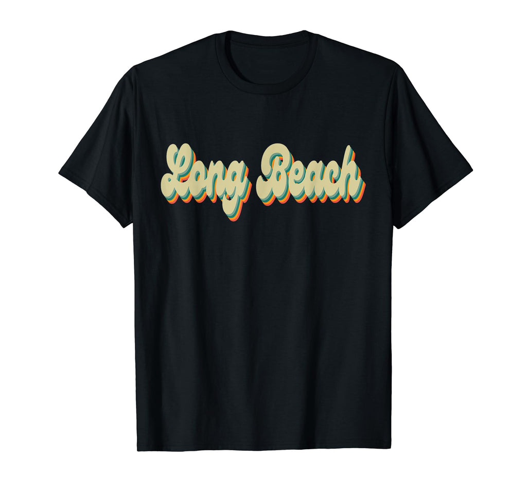 Long Beach 70S 80S 90S T-Shirt - Aesthetic Graphic for Adults - T-Shirt, Sweatshirt, Hoodie
