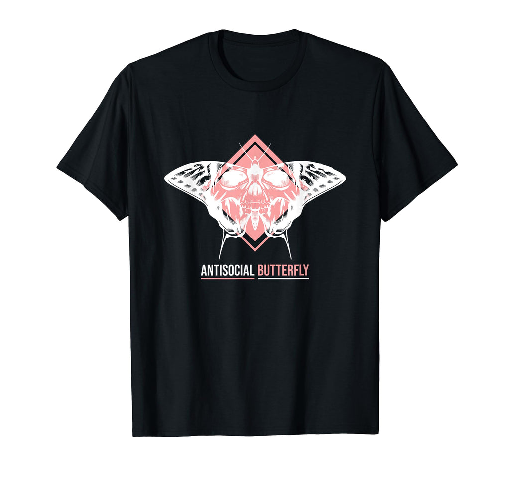Antisocial Butterfly Gift Introvert T-Shirt - Casual Everyday Wear Unisex - T-Shirt, Sweatshirt, Hoodie