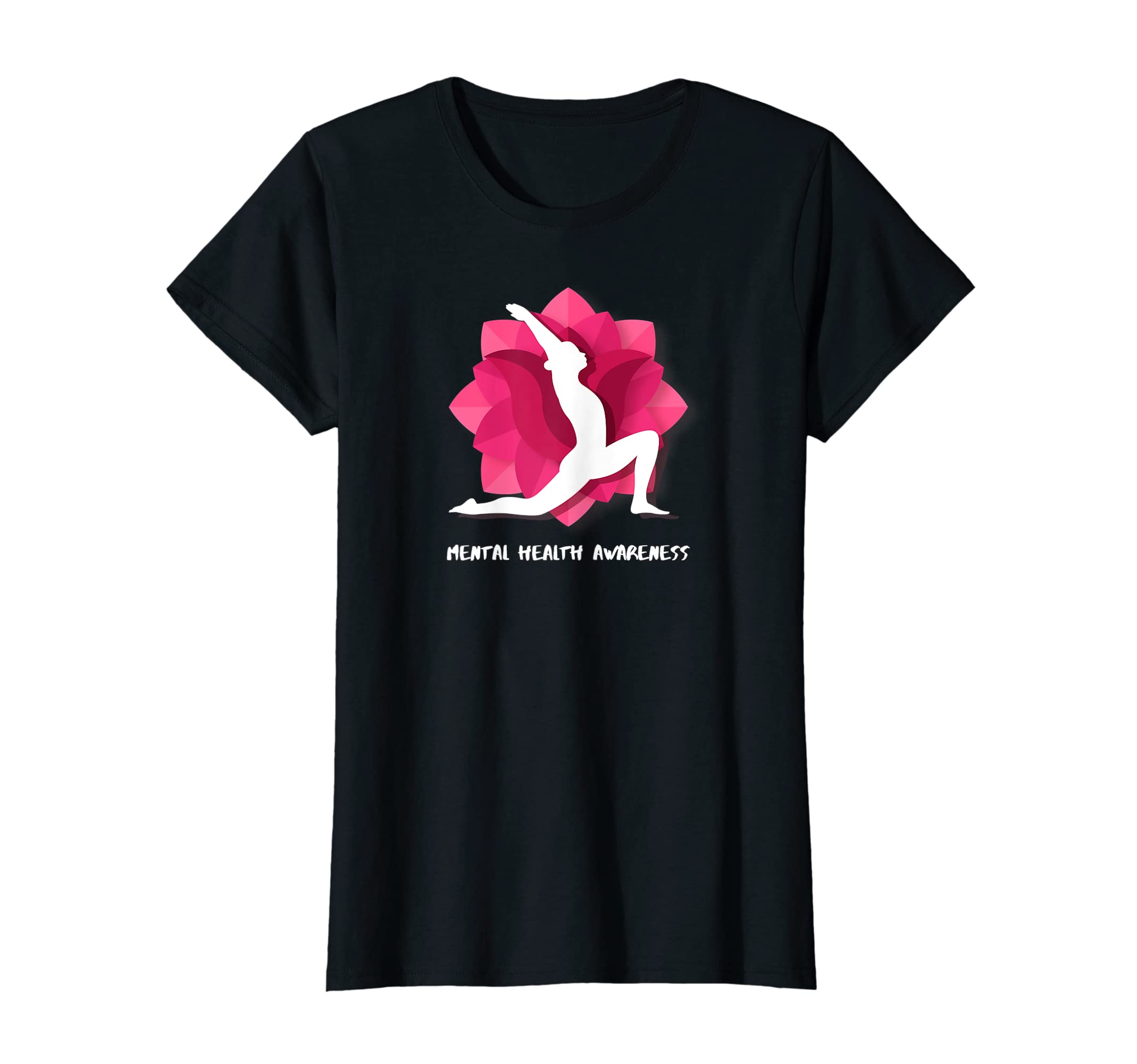 Womens Yoga Mental Health Awareness T-Shirt - Unique Graphic Unisex - T-Shirt, Sweatshirt, Hoodie