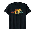 Vinyl Record Players Heartbeat T-Shirt - Casual Everyday Wear Men Women - T-Shirt, Sweatshirt, Hoodie