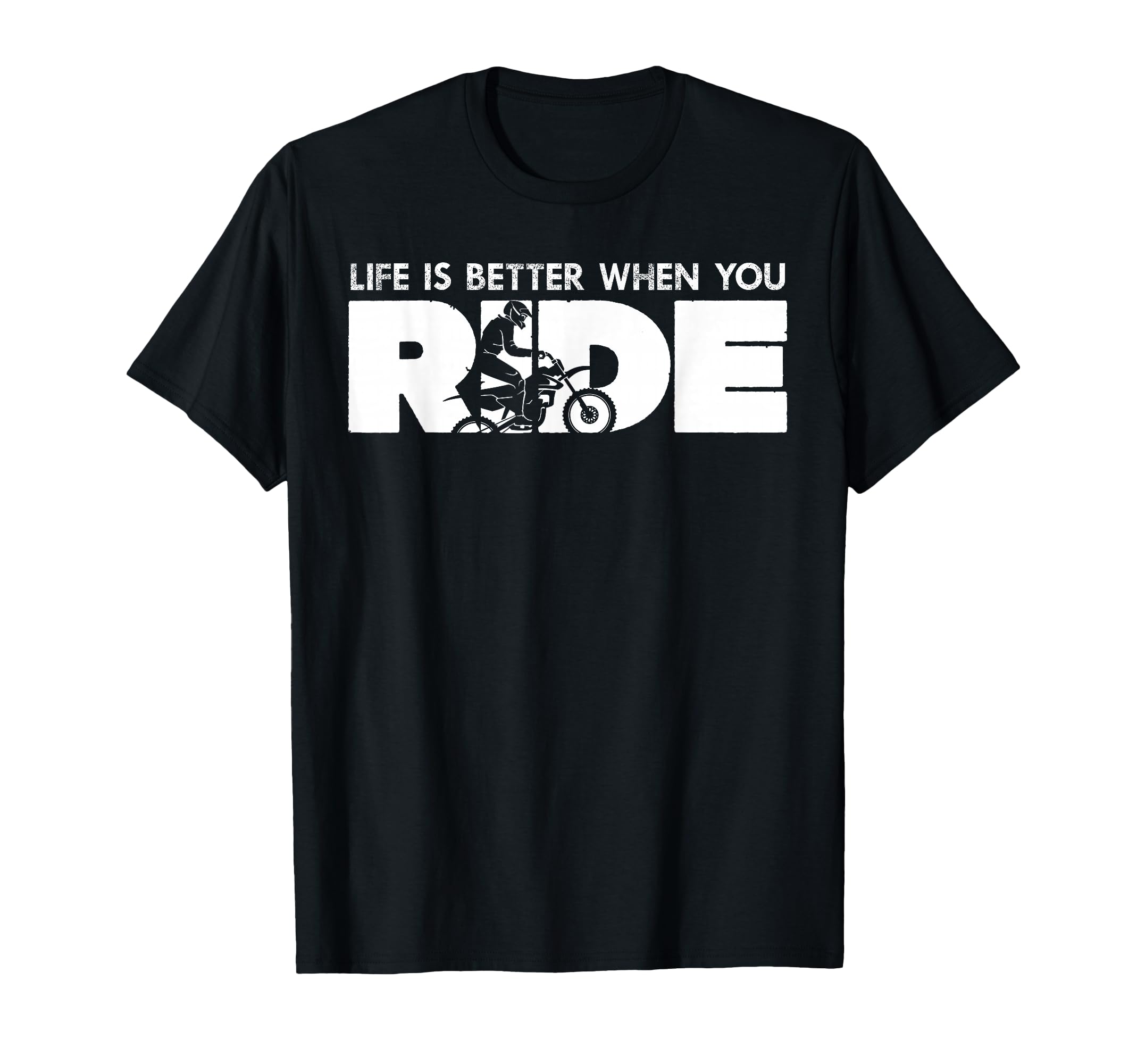 Life Is Better When You Ride Biker T-Shirt - Trendy Graphic for Adults - T-Shirt, Sweatshirt, Hoodie