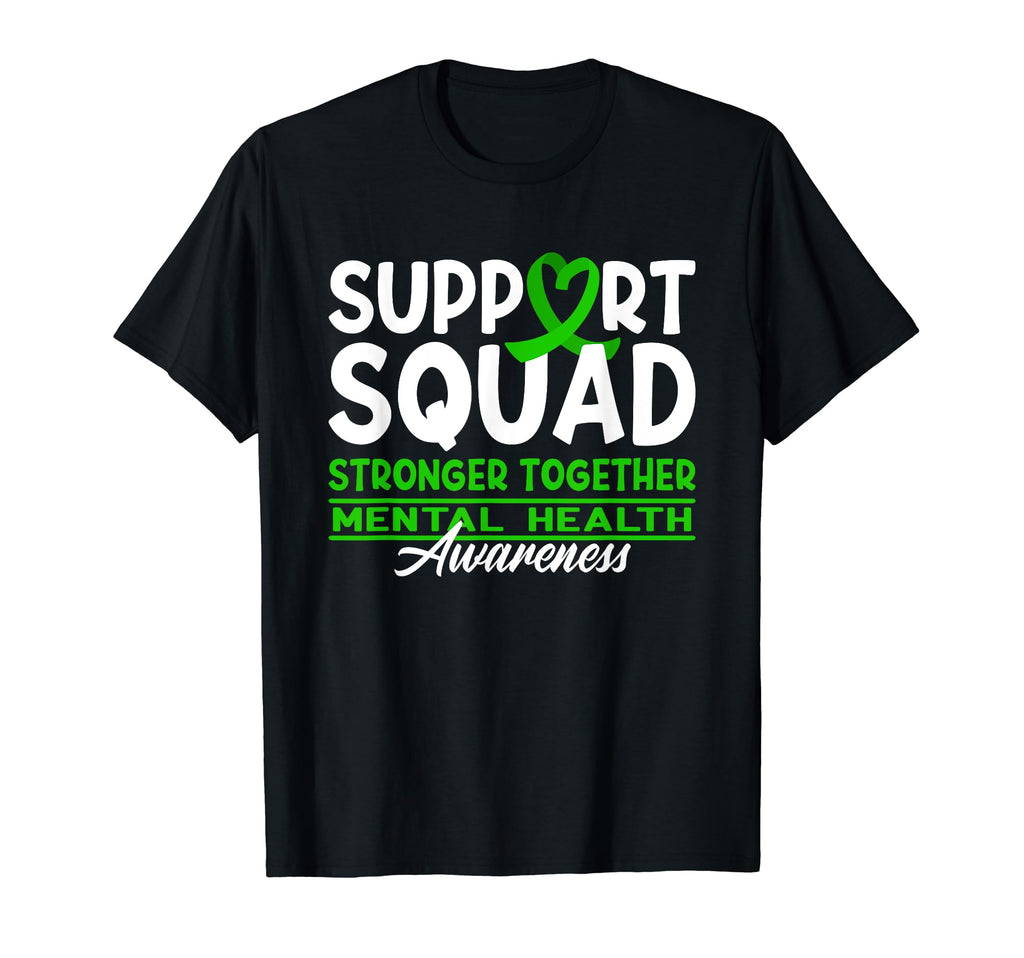 Support Awareness Squad I Depression T-Shirt - Unique Graphic Men Women - T-Shirt, Sweatshirt, Hoodie