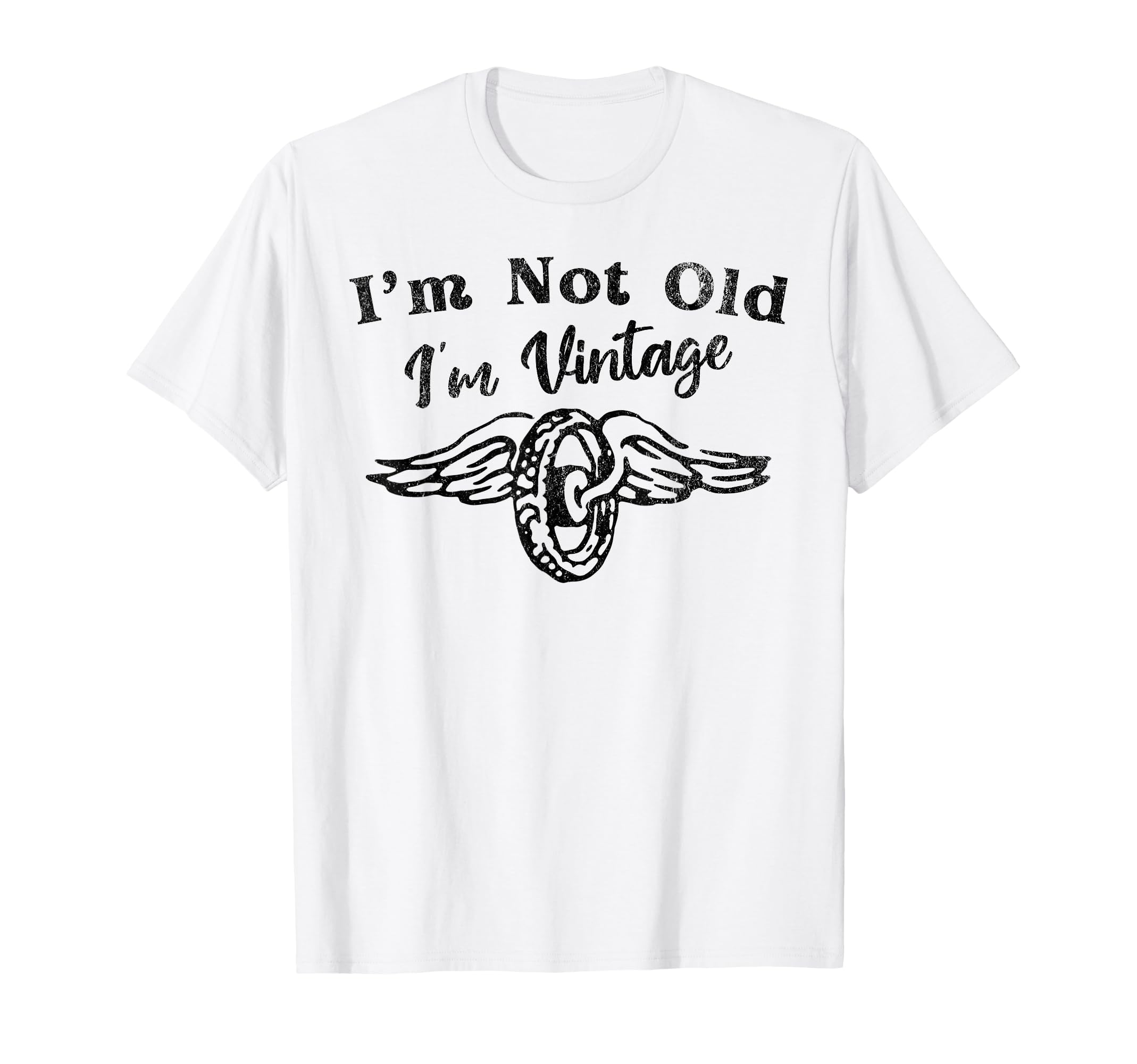 Im Not Old Im Winged Wheel Motorsports T-Shirt - Unique Graphic Men Women - T-Shirt, Sweatshirt, Hoodie