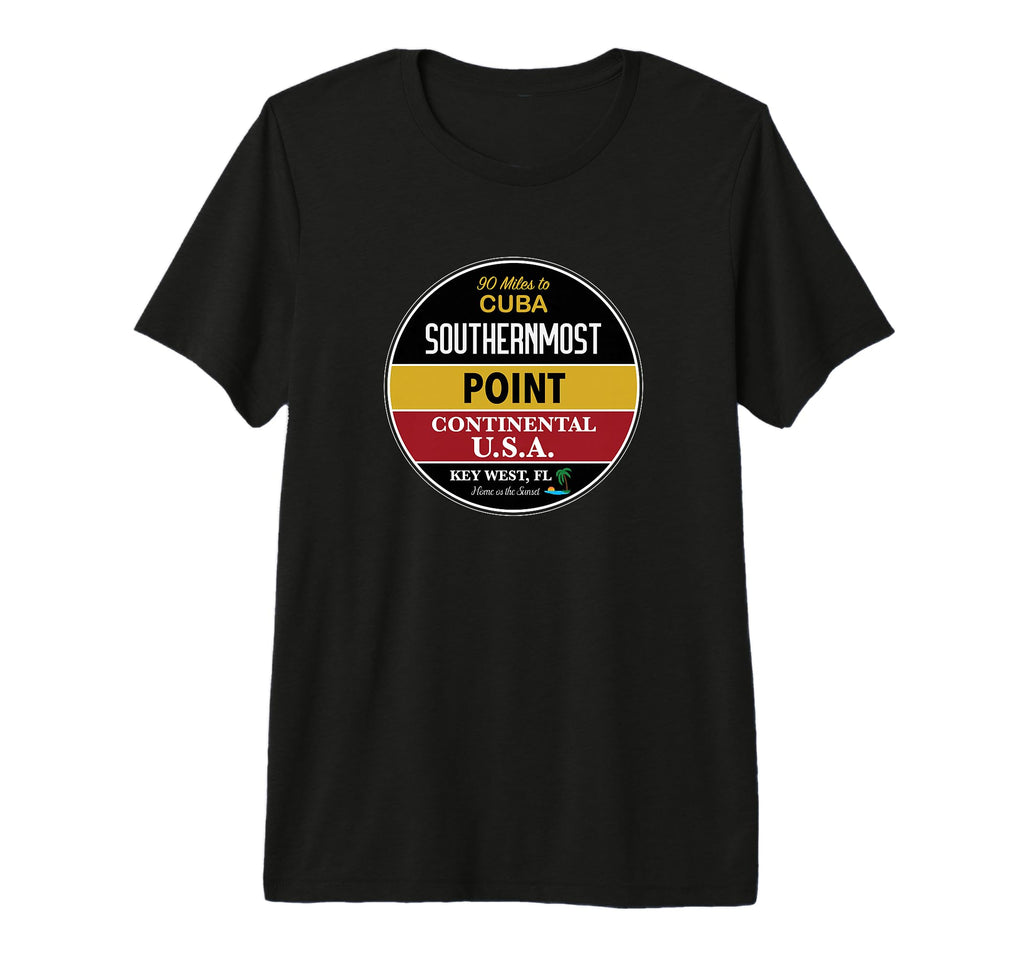 Key West Buoy Tri Blend T-Shirt - Custom Art Print Unisex - T-Shirt, Sweatshirt, Hoodie