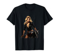 Pinup Biker Motorcycle Rider T-Shirt - Streetwear Style Unisex - T-Shirt, Sweatshirt, Hoodie