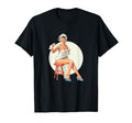 1940S Pin Up Sexy American Art T-Shirt - Minimalist Print Unisex - T-Shirt, Sweatshirt, Hoodie