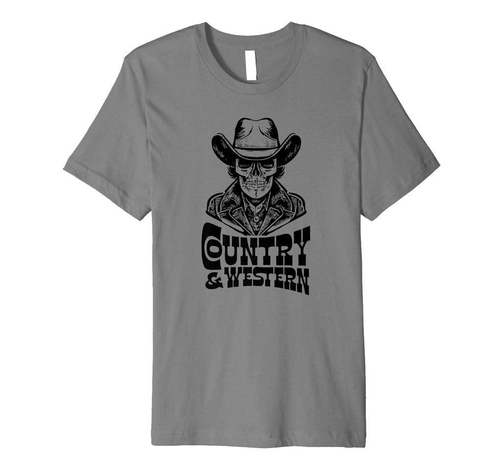 Country Music Country Western Skull T-Shirt - Streetwear Style Unisex - T-Shirt, Sweatshirt, Hoodie