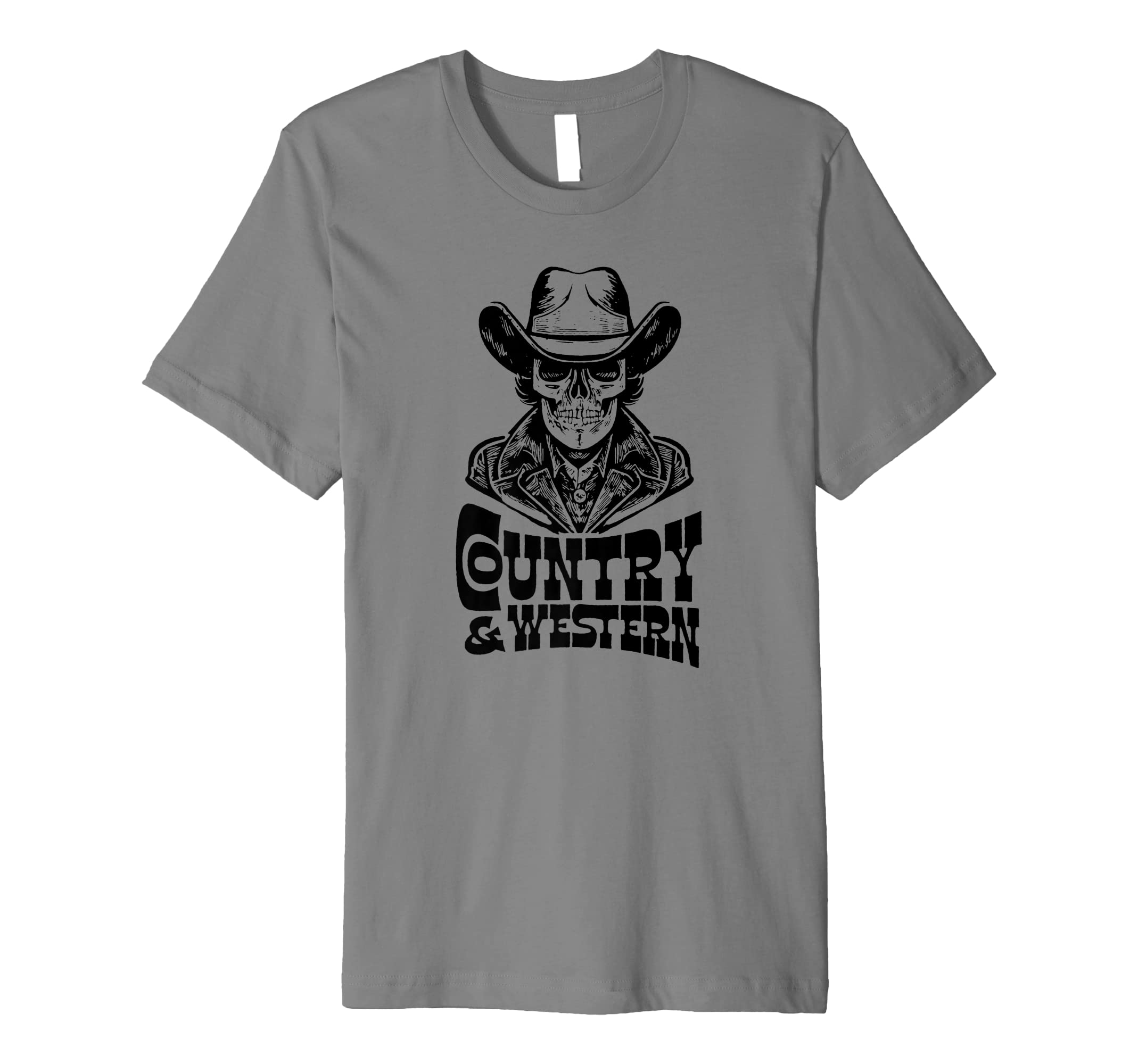 Country Music Country Western Skull T-Shirt - Streetwear Style Unisex - T-Shirt, Sweatshirt, Hoodie