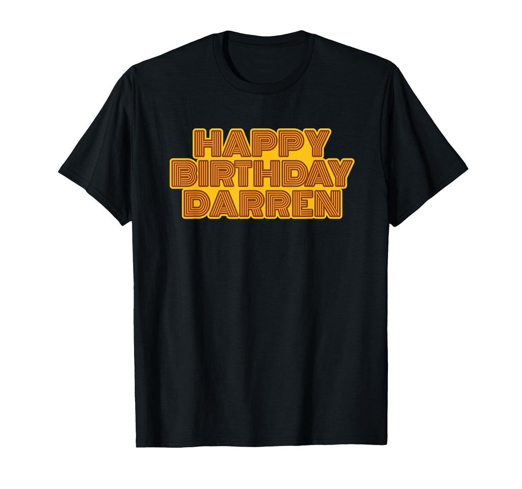 Happy Birthday Darren Personalized T-Shirt - Trendy Graphic for Adults - T-Shirt, Sweatshirt, Hoodie