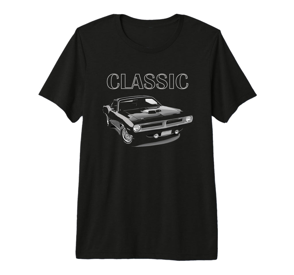 Muscle Car 60S 70S Car Lover Tri Blend T-Shirt - Minimalist Print Unisex - T-Shirt, Sweatshirt, Hoodie