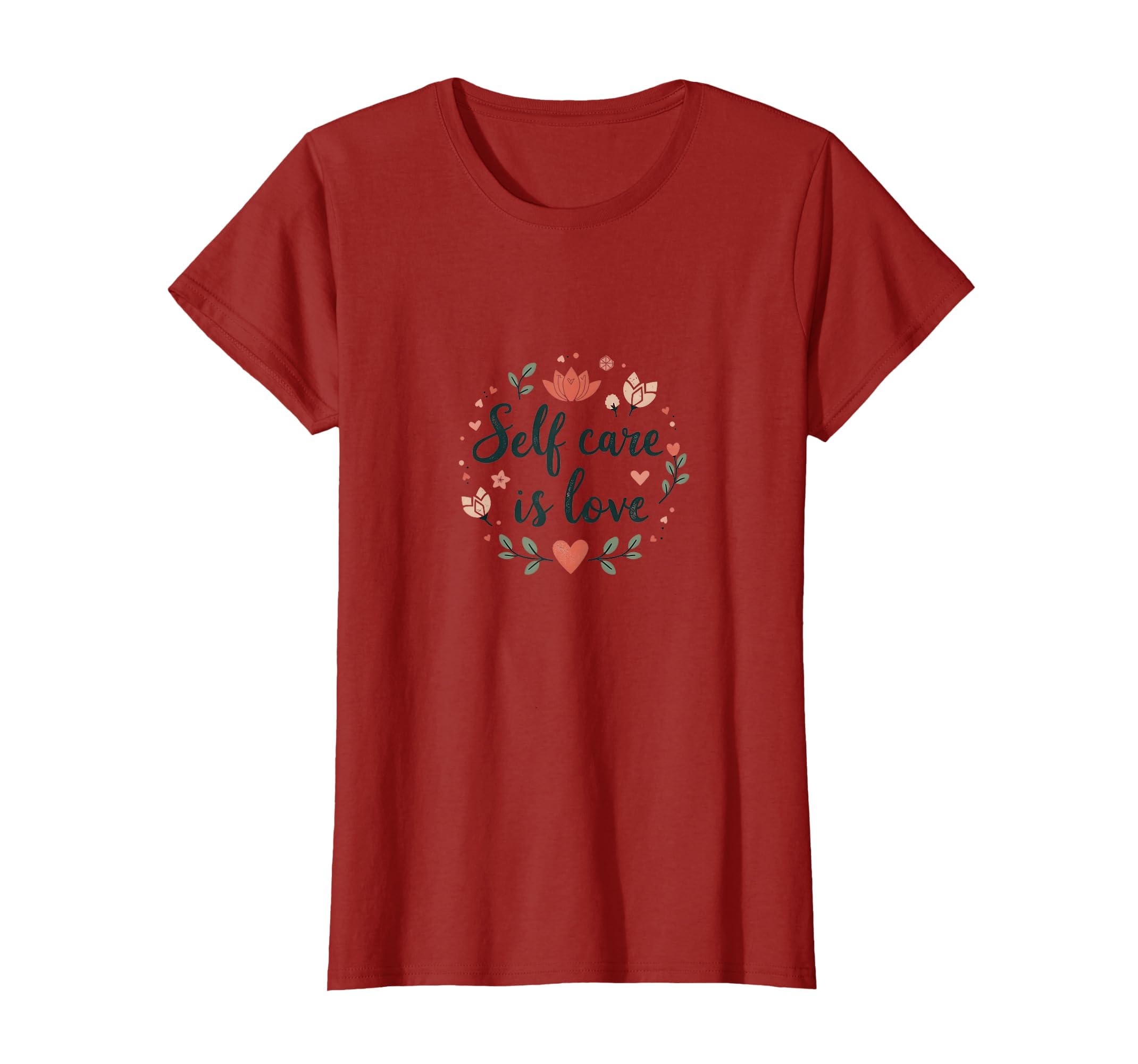 Self Care Is Love Valentines Day T-Shirt - Minimalist Print Men Women - T-Shirt, Sweatshirt, Hoodie