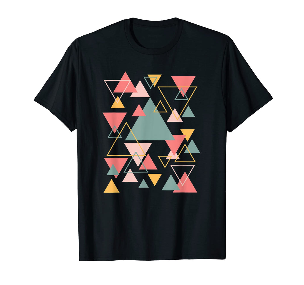 Geometric Triangle Pattern Modern T-Shirt - Fun Novelty Design for Adults - T-Shirt, Sweatshirt, Hoodie