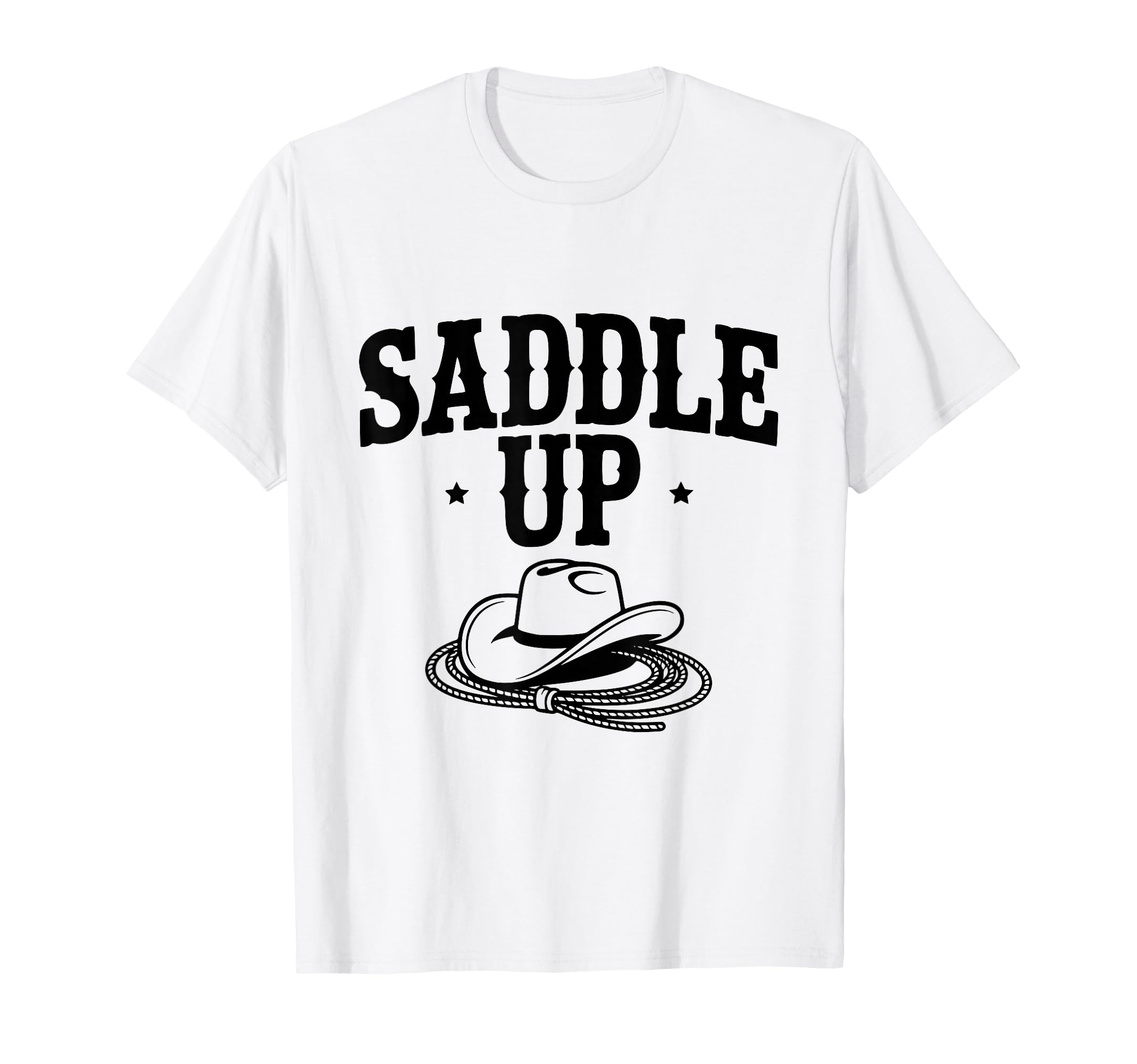 Saddle Up Cowboy Western T-Shirt - Aesthetic Graphic Men Women - T-Shirt, Sweatshirt, Hoodie