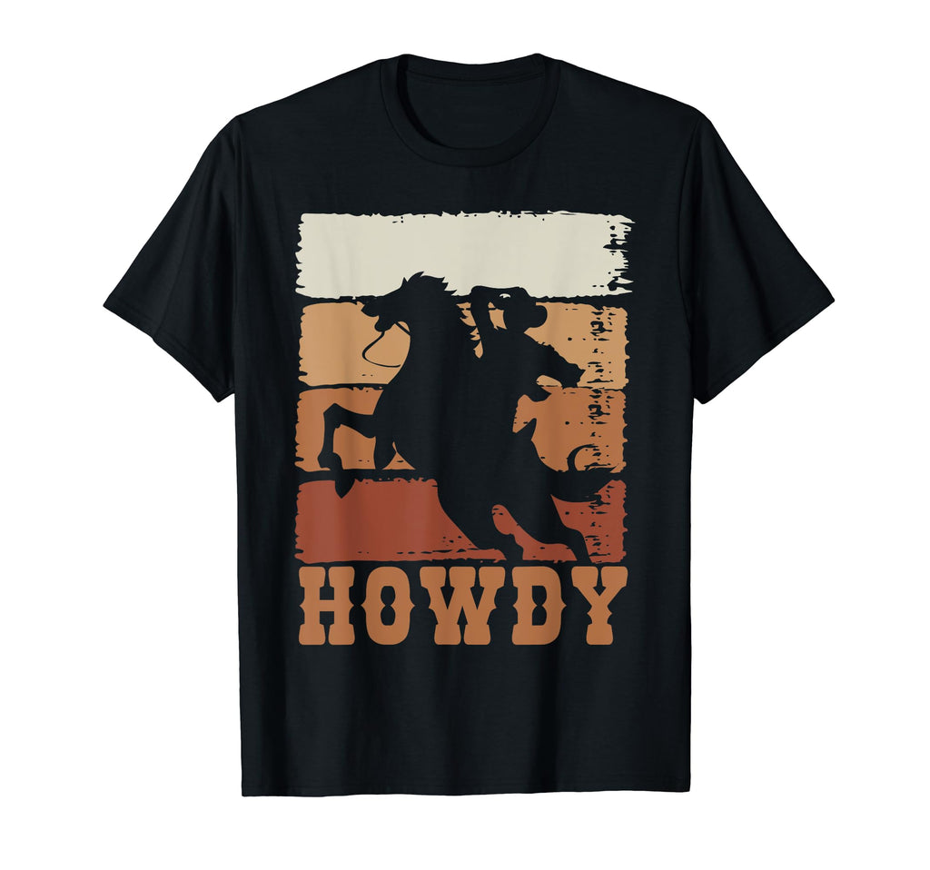 Rodeo Western Country Howdy Horseback T-Shirt - Graphic Print for Adults - T-Shirt, Sweatshirt, Hoodie
