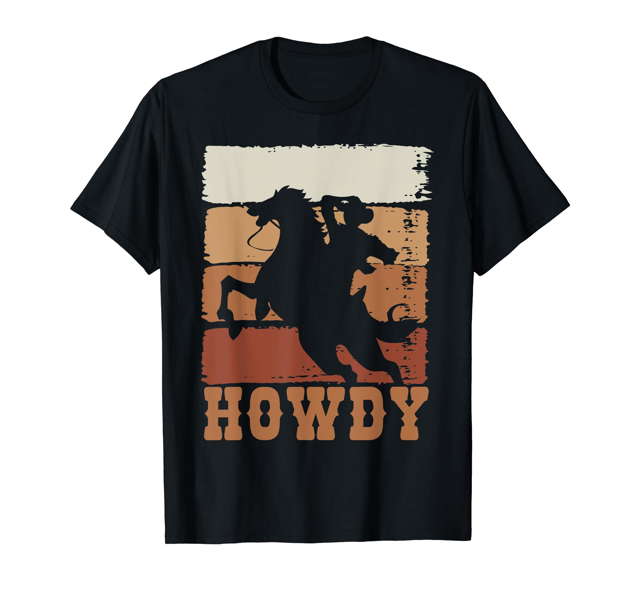 Rodeo Western Country Howdy Horseback T-Shirt - Graphic Print for Adults - T-Shirt, Sweatshirt, Hoodie