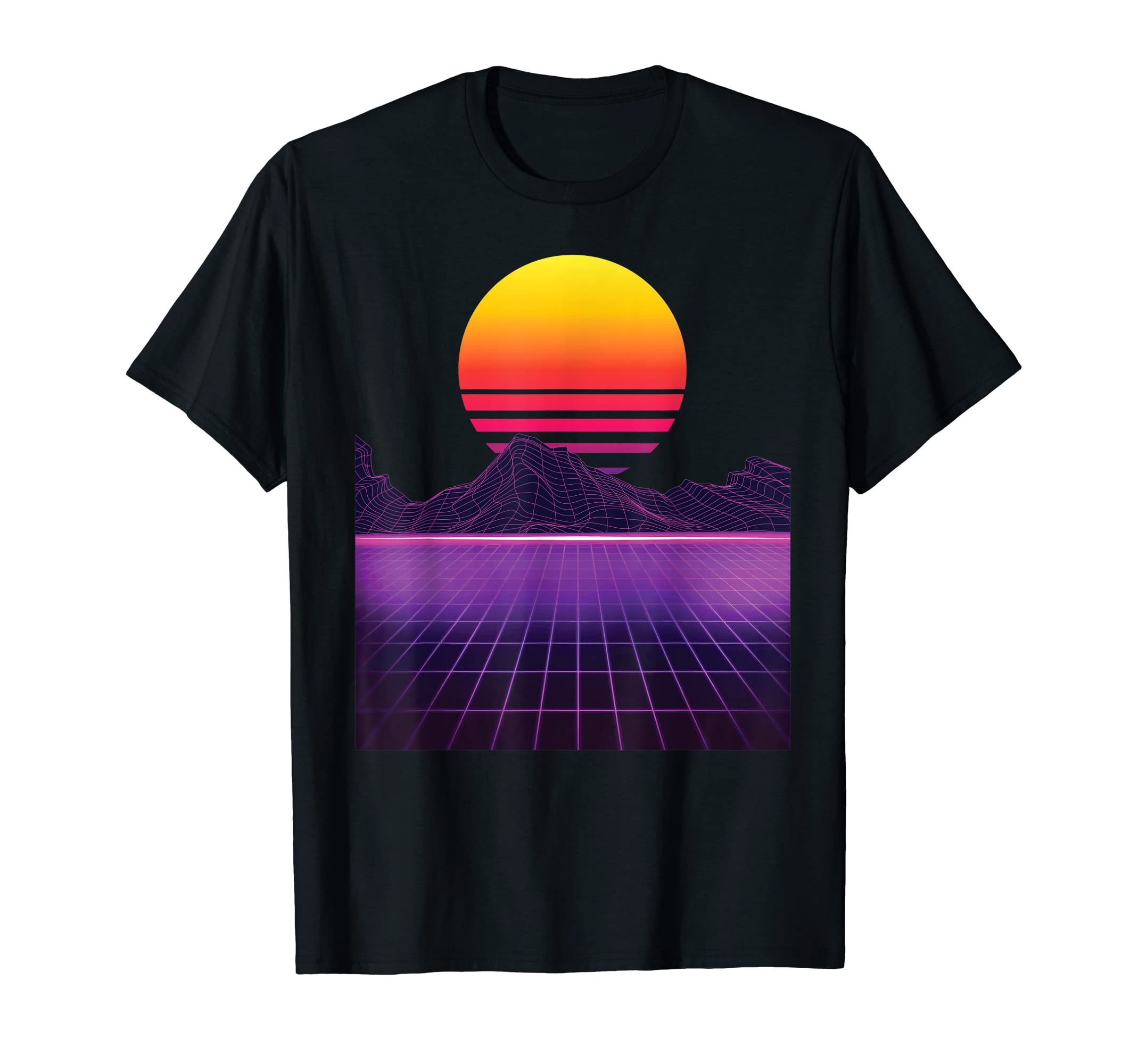 Outrun Synthwave Vaporwave Aesthetic T-Shirt - Casual Everyday Wear Unisex - T-Shirt, Sweatshirt, Hoodie